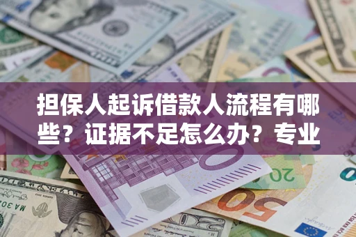 济南担保人起诉借款人流程有哪些？证据不足怎么办？专业律师解答