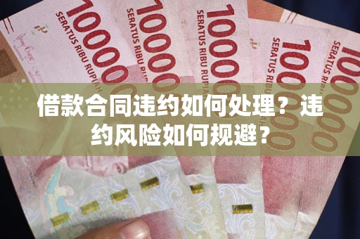 济南借款合同违约如何处理？违约风险如何规避？
