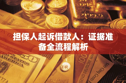 济南担保人起诉借款人：证据准备全流程解析