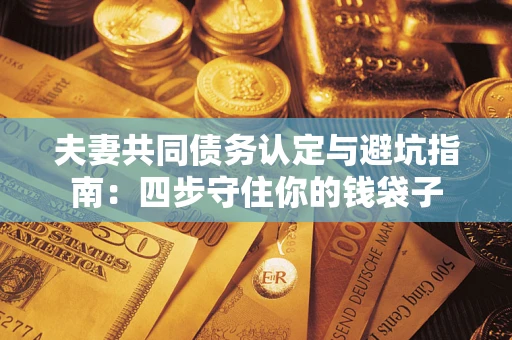 济南夫妻共同债务认定与避坑指南：四步守住你的钱袋子