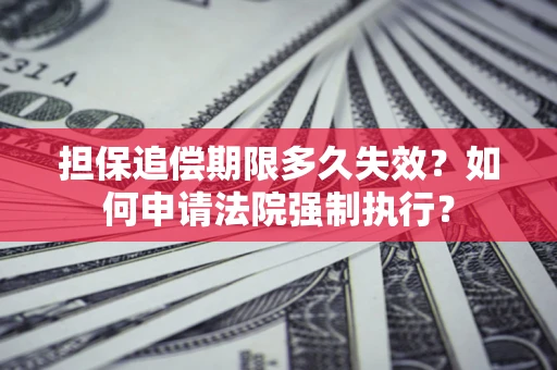 济南担保追偿期限多久失效？如何申请法院强制执行？