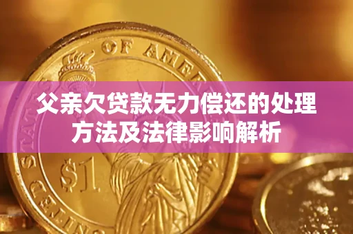 济南父亲欠贷款无力偿还的处理方法及法律影响解析