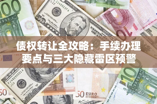 济南债权转让全攻略：手续办理要点与三大隐藏雷区预警